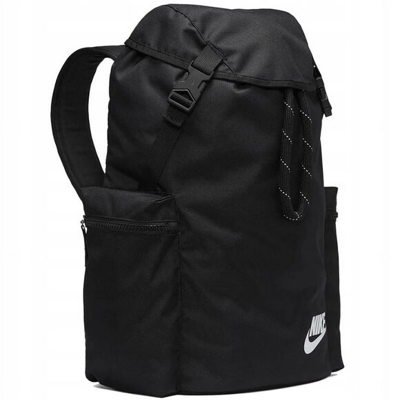 Nike Sportswear Heritage Backpack Black School Travel Drawstring Gym DV3049 010